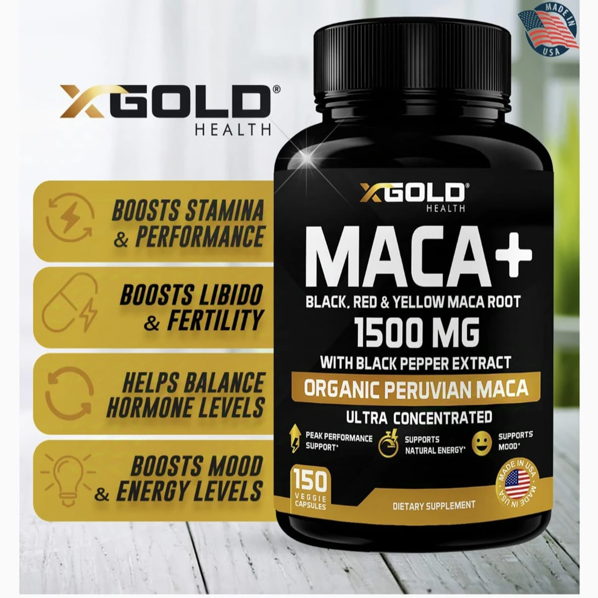 X Gold Health Organic Maca