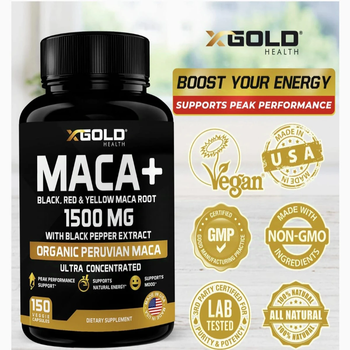 X Gold Health Organic Maca